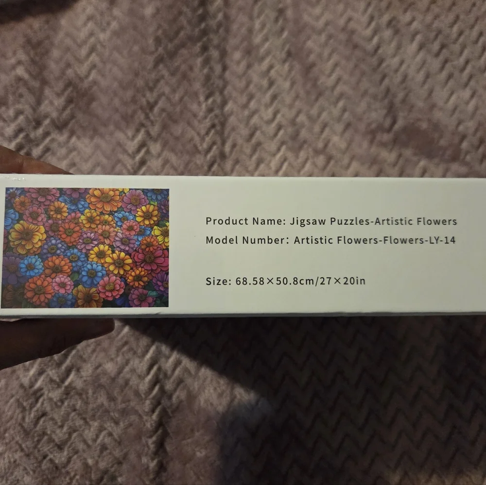Artistic Flowers 1000-Piece Puzzle - Picture 4 of 4